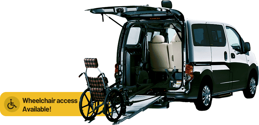 wheelchair accessible minicabs in Hook - Hook Airport Taxi